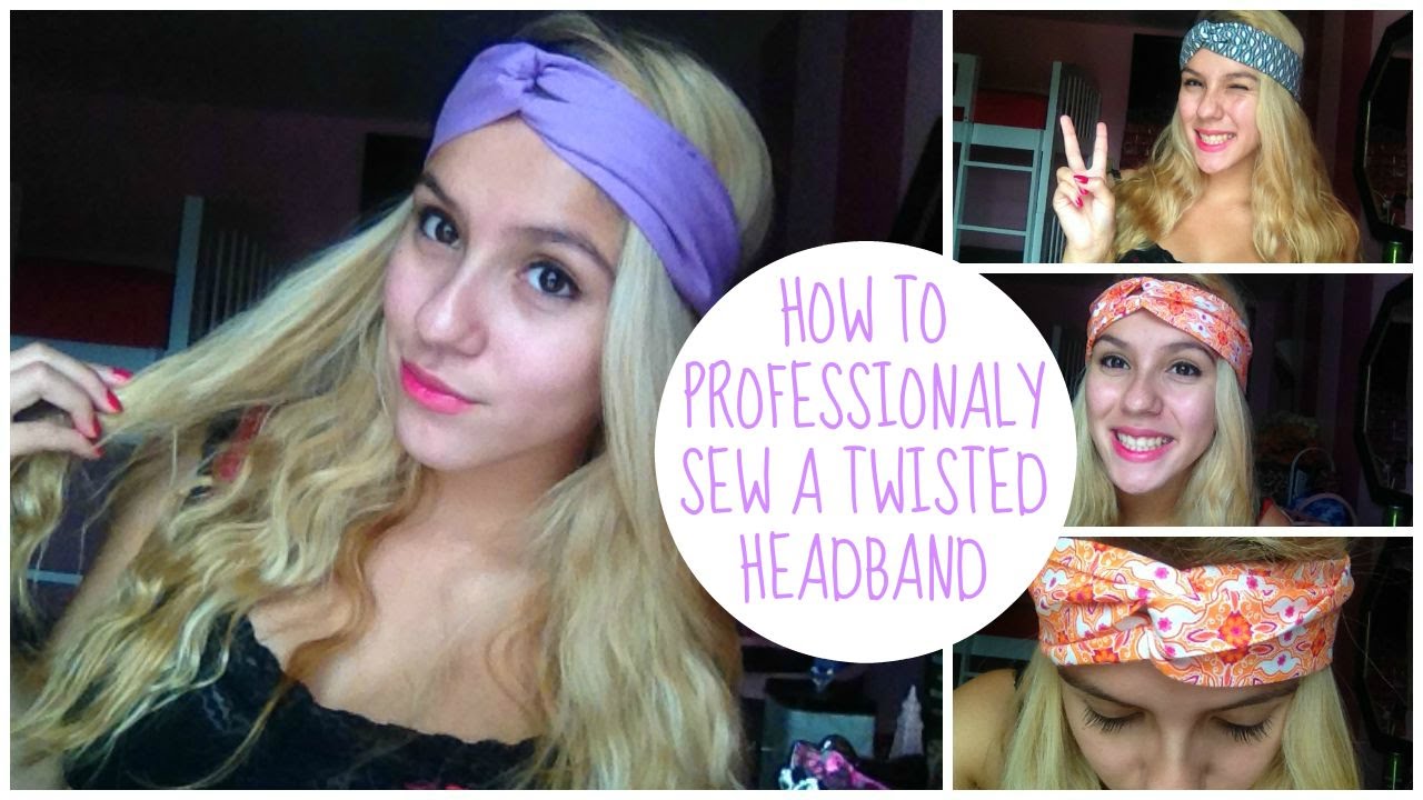 How to professionally make a Twisted Headband | Priscilla Marie - YouTube