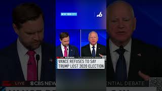 Sen. JD Vance refuses to say Trump lost 2020 election