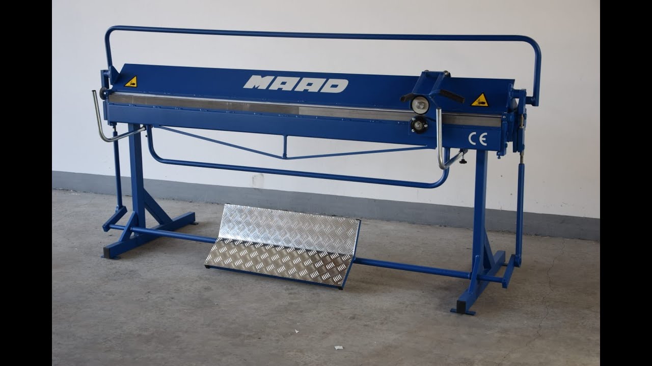 Plieuse à tôle MAAD ZGLP 2000 avec rotolame zinc acier aluminium cuivre ...