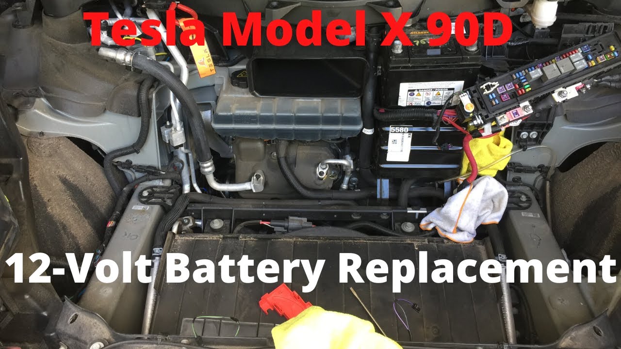 Tesla Model X 12Volt Battery Replacement strictlytesla 