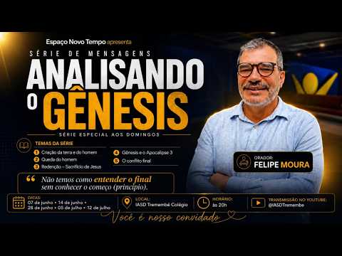 Culto Ao Vivo com Felipe Moura | 05/07/2026 | IASD Tremembé Colégio