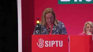 Big Starts Lynnette Monk speaking at Fighting for Future of Work #WeAreSIPTU #Unionise Conference