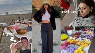 weekly vlog: going to urgent care and they got engaged!