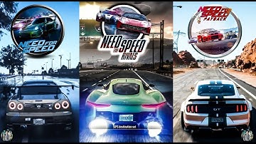 NFS: Rivals 2013 VS NFS: 2015 VS NFS: Payback 2017 Side By Side Gameplay! MUST WATCH NFS Lover