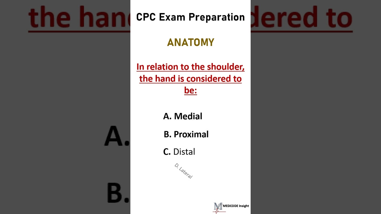 CPC Exams Preparation Anatomy