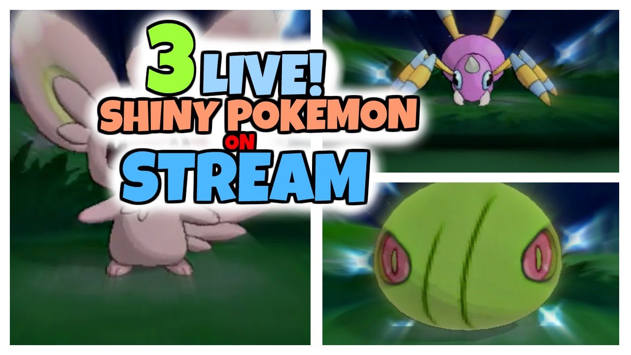 [LIVE] 3 SHINY POKEMON SHINY MINNCINO | SHINY ARIADOS | AND SHINY CASCOON | POKEMON XY HIGHLIGHT