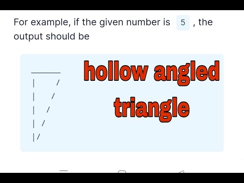 hollow angled triangle in assignment||ccbp||nxtwave||assignment 10...