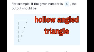 hollow angled triangle in assignment||ccbp||nxtwave||assignment 10...