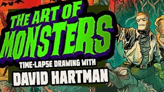 ART OF MONSTERS - Procreate time-lapse drawing!