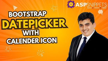 Bootstrap DatePicker implementeren met kalenderpictogram in HTML