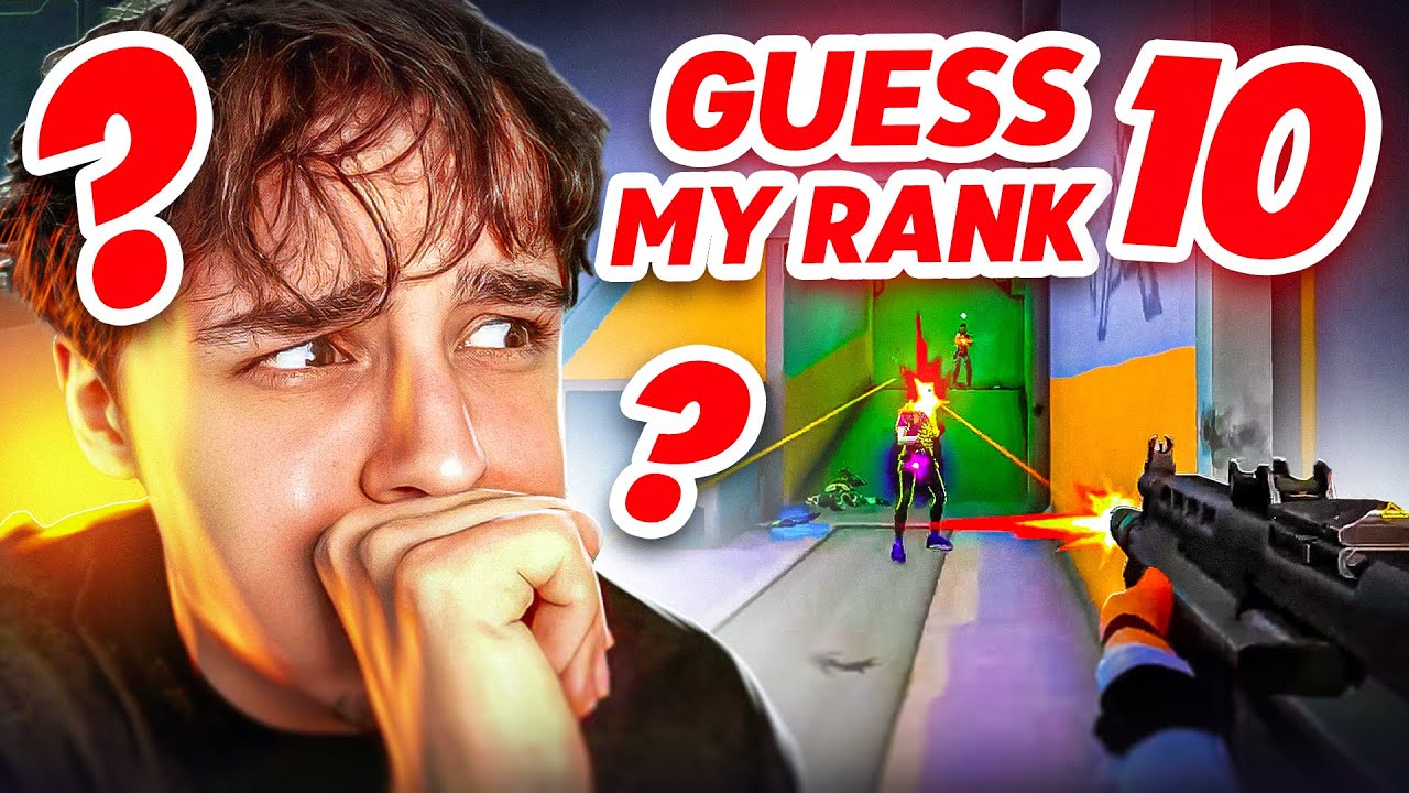 GUESS MY RANK 10 MES VIEWERS SONT TOUS FOUS 🤯