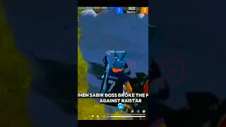 RAI VS SK SABIR #raistar #sksabirboss #viral #freefire #foryou #fyp