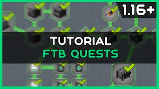 FTB Quests tutorial | Minecraft 1.16+