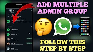 How to Add Multiple Admin Whatsapp Group screenshot 4