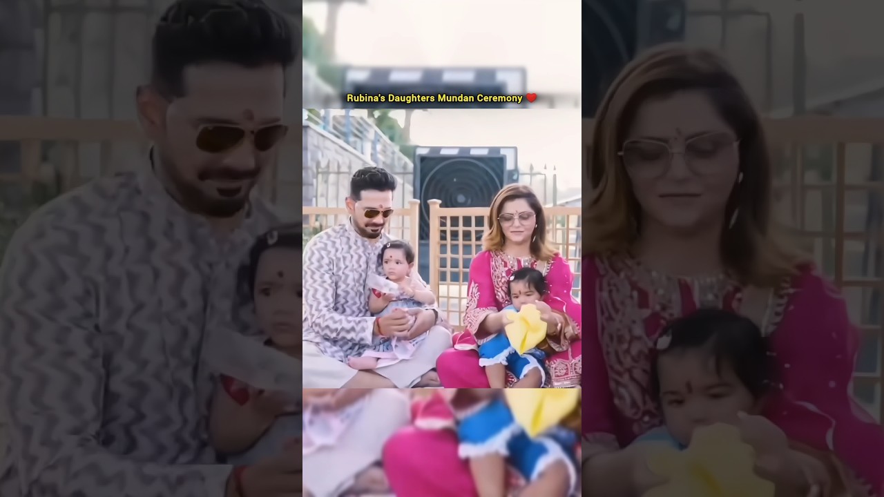 Rubina's daughters Mundan ceremony ❤️ 