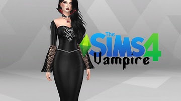 Sims 4 - Creating a Vampire with CC