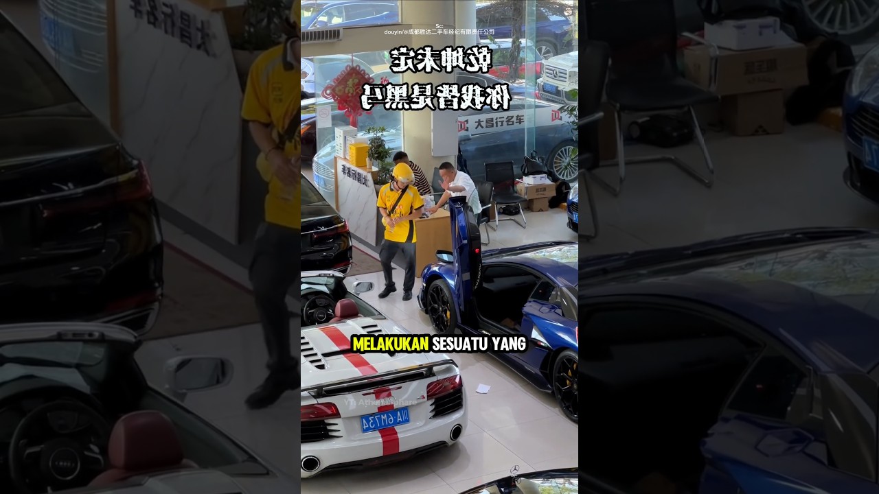 Perlakuan luar biasa seorang salesman Lamborghini pada seorang kurir