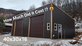 NEW SHOP !! Full Tour & Build Cost Breakdown