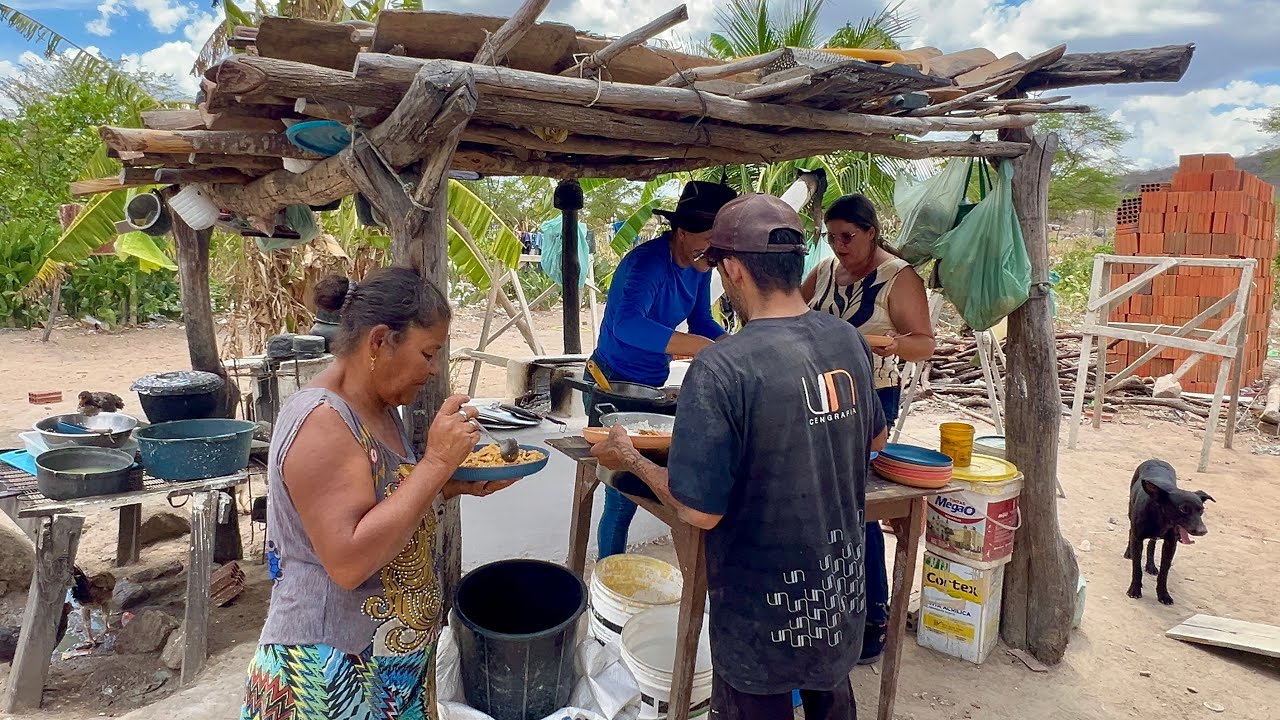 ALMOÇO NA ROÇA, CASA DA DONA JUDITE, COMUNIDADE SANHARÓ 