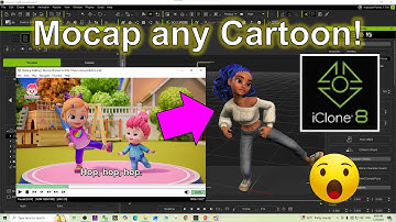 Cartoon Video Mocap for iClone 8 - Tested Success! #iclone #mocap #videomocap #tutorial #reallusion