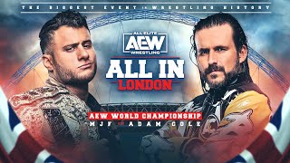 AEW World Champion, MJF, vs Adam Cole | AEW Countdown to All In: London.
