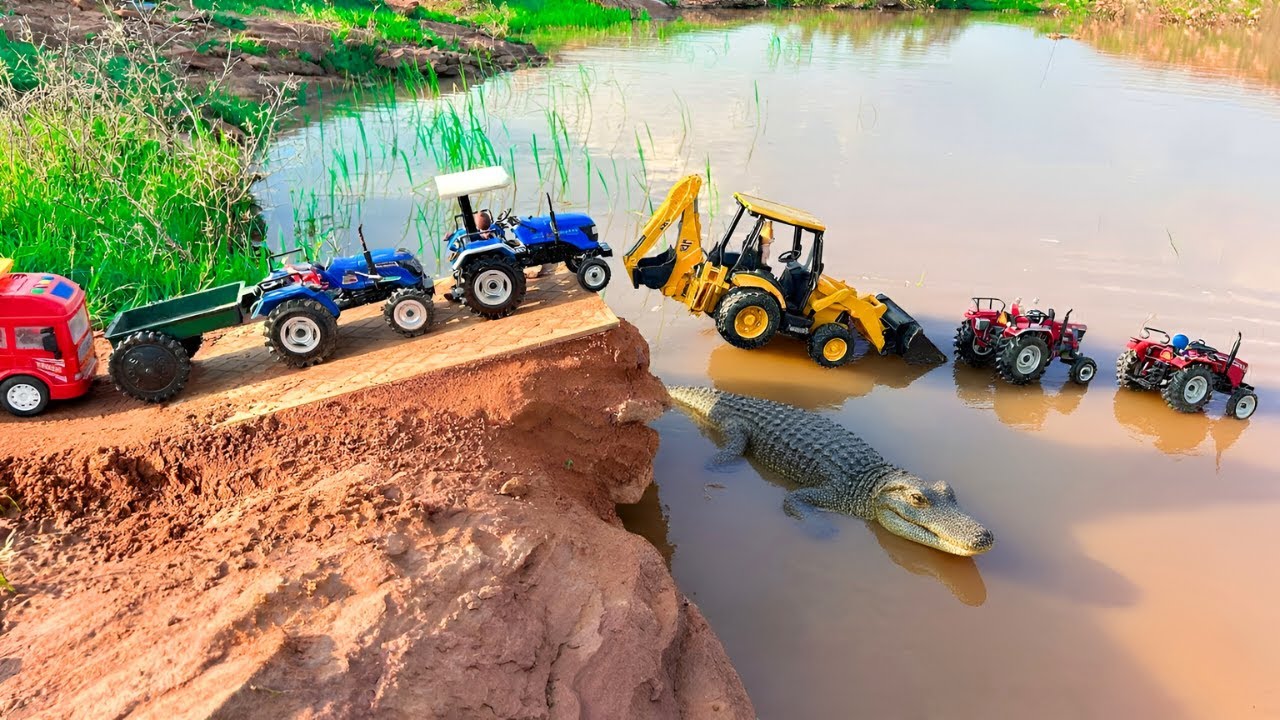 Diy tractor diorama making mini motor water pump science project - 🔴Live