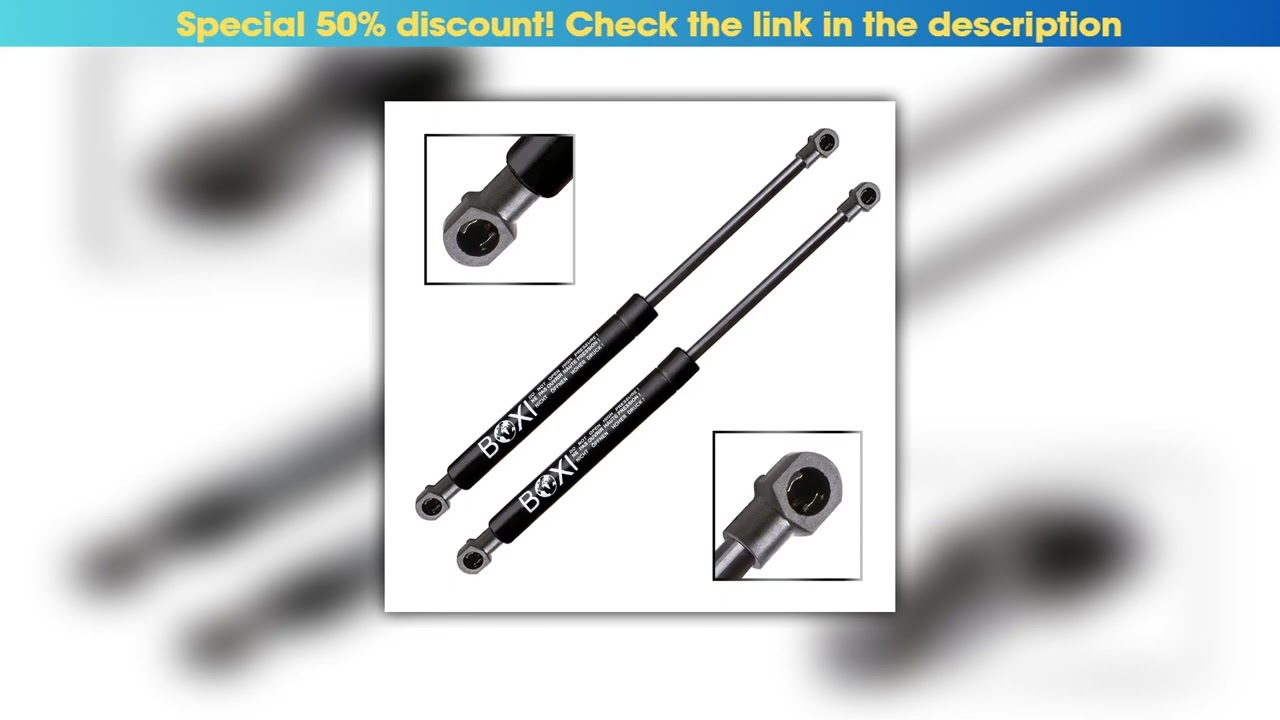 New Arrival BOXI 2Qty Boot Shock Gas Spring Lift Support Prop For Peugeot 206 1998-2017 Hatchback G
