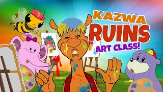 The Art Class🎨🖌️ Kazwa & Bilal Featuring Zaky | EP14 screenshot 3