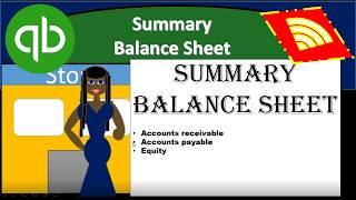 QuickBooks Online 2019 Summary Balance Sheet