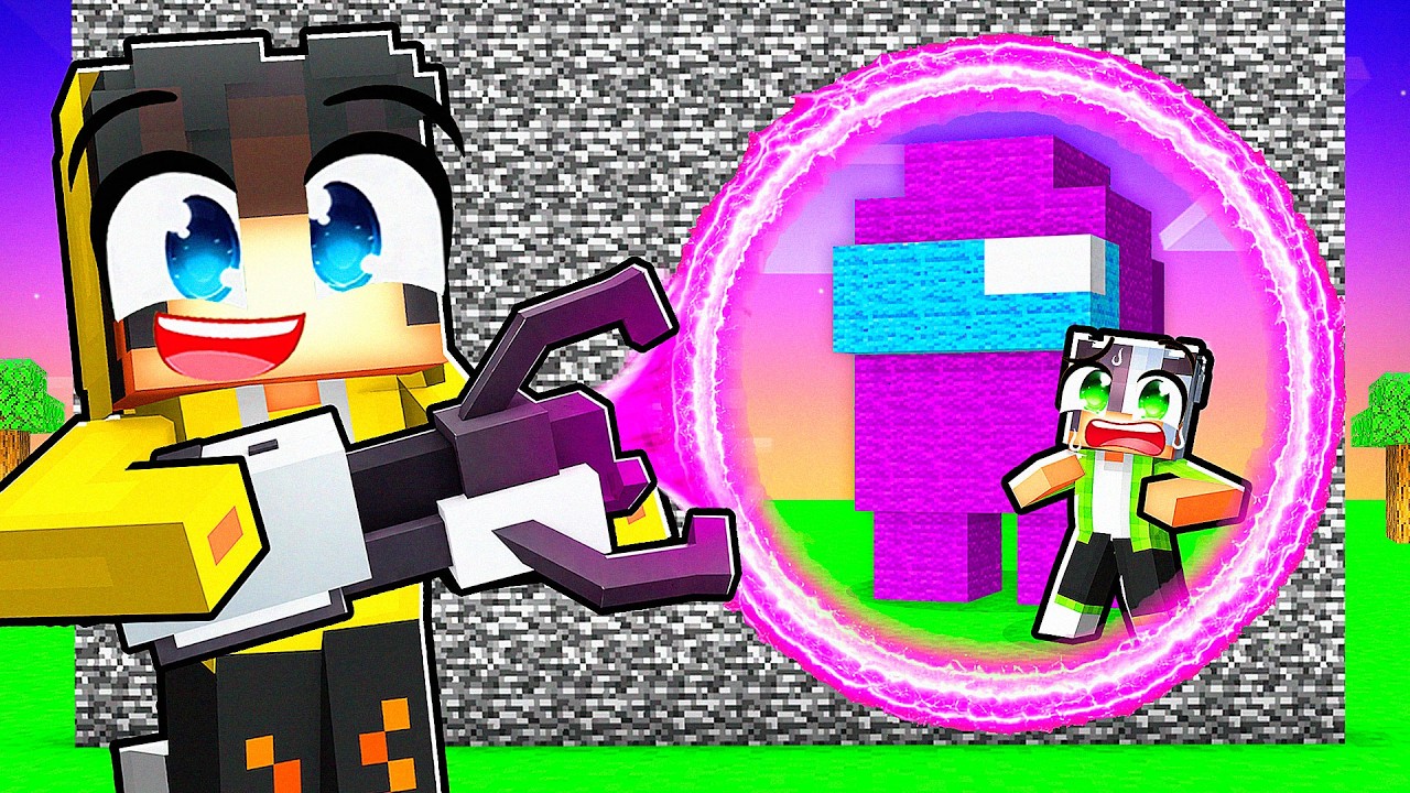 Minecraft Yapı Kapışmasında PORTAL SİLAHI ile Arkadaşlarımı Trolledim! 🌀