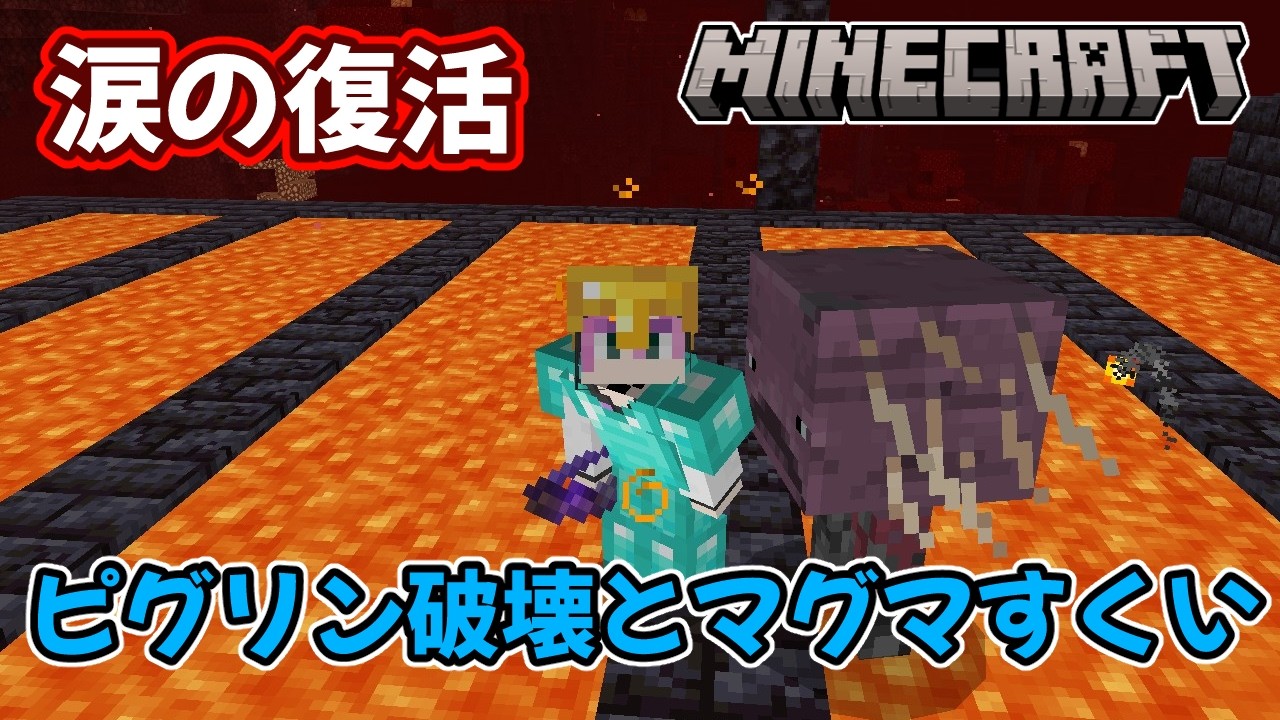 続②【ピグリン要塞突撃編】何度でも蘇る。豚要塞編完了とマグマ回収