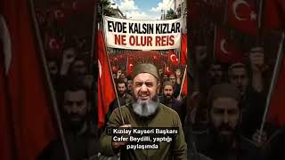 🚨 Kızılay Kayseri Başkanı Cafer Beydilli, yaptığı paylaşımda kadınları ve...