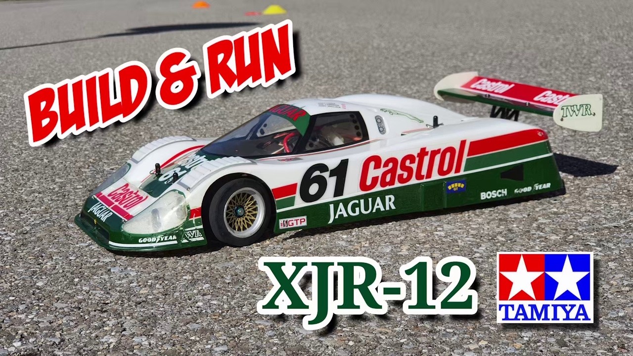 🏁 TAMIYA Jaguar XJR-12 LM Daytona Winner Group C - Build & run