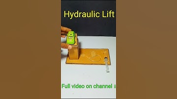 School Science Project Hydraulic Lift #youtubeshorts #shorts #short #shortvideo