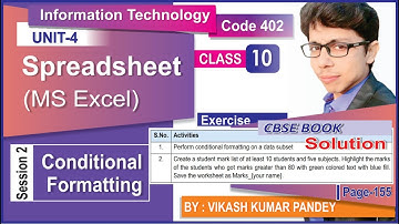 IT 402, Class 10, Unit 4, Session 2, Exercise Solution, Page 155,
