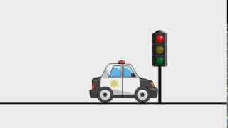 car and traffic light