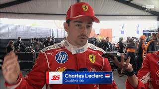 Charles Leclerc: I'm disappointed for P4 | Post Qualifying Interview | Australian Grand Prix 2026