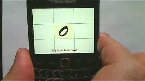 NFC-enabled Tic Tac Toe game on BlackBerry 9790 and BlackBerry 10 Dev Alpha