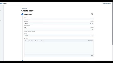 Elastic Security - Escalate - Cases