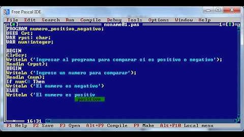 PASCAL PROGRAMA WHILE Y IF-THEN