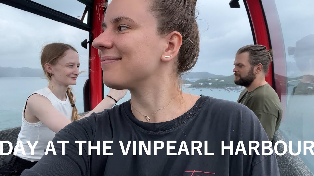 day ay the vinpearl harbor, nha trang // castle light show, amusement park, tunnel aquarium