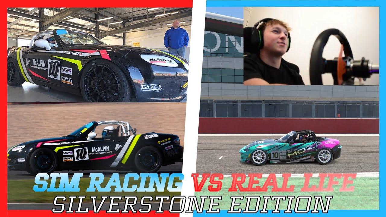 Виртуальные гонки против реальной жизни: версия для Сильверстоуна.