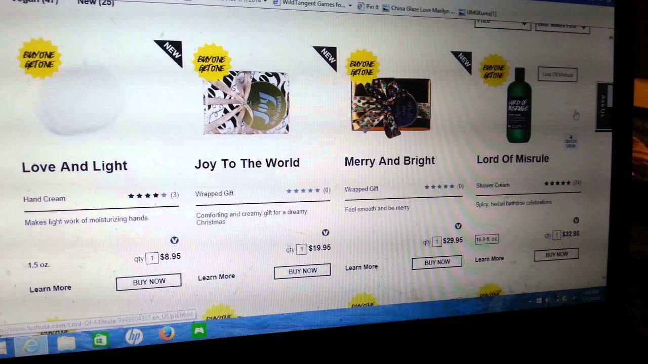 Lush boxing day sale what's still bogo