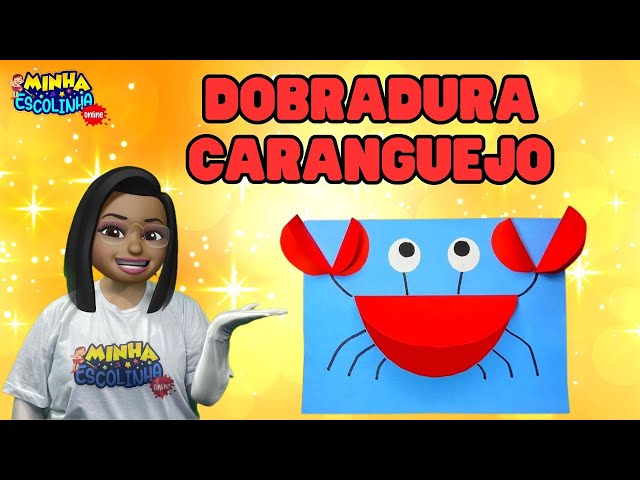 Dobradura Caranguejo G4 - Educação Infantil - Videos Educativos - Atividades para Crianças