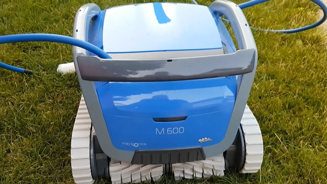 maytronics-dolphin-m600-robotic-pool-cleaner-review-youtube