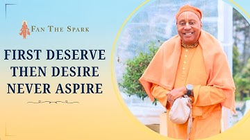 First Deserve Then Desire, Never Aspire | HH Devamrita Swami & HG Vaisesika Dasa | 31 Aug 2025