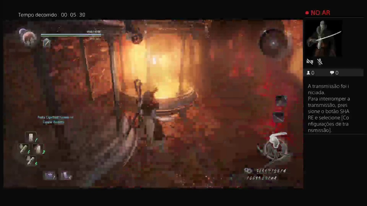 Transmissão ao vivo do PS4 de ReginGaiden