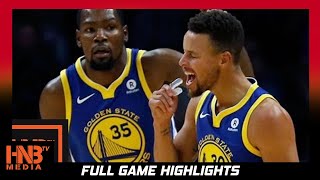 Golden State Warriors vs San Antonio Spurs Full Game Highlights / Week 3 / 2017 NBA Season