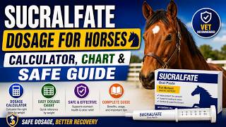 Sucralfate Dosage for Horses: Calculator, Chart & Safe Guide