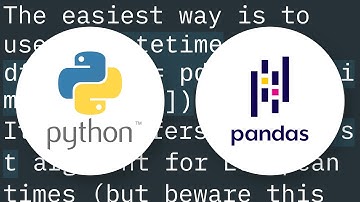 Convert DataFrame column type from string to datetime
